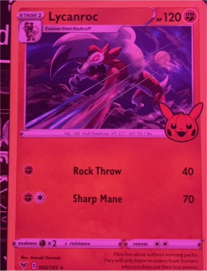 2023 Pokémon Trick or Trade #095 Lycanroc — front