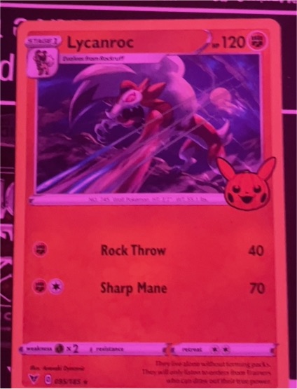 2023 Pokémon Trick or Trade #095 Lycanroc — front