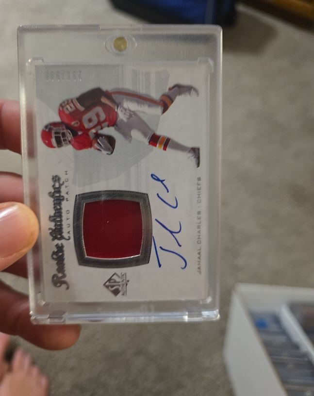 2008 SP Authentic # not visible Jamaal Charles — front