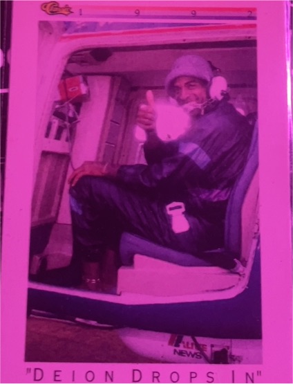 1992 Classic I #T80 Deion Sanders (Deion Drops In) — front