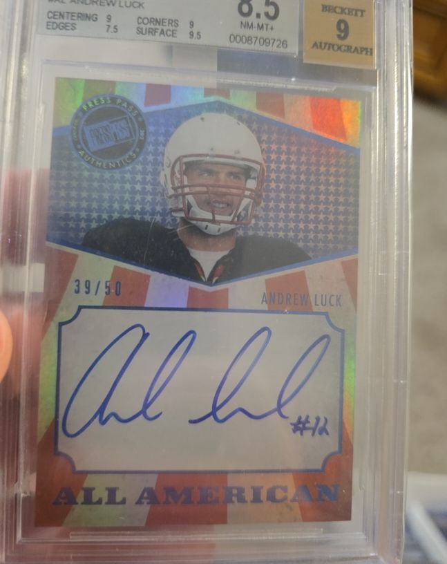 2012 Press Pass All American #AA-AL Andrew Luck — front