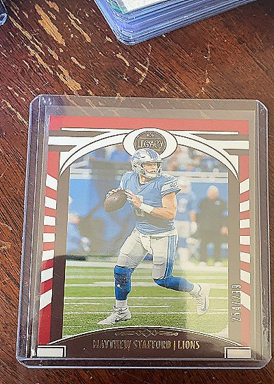 2020 Panini Legacy #254 Matthew Stafford — front