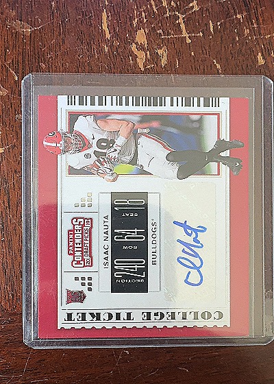 2019 Panini Contenders Draft Picks #140 Isaac Nauta — front
