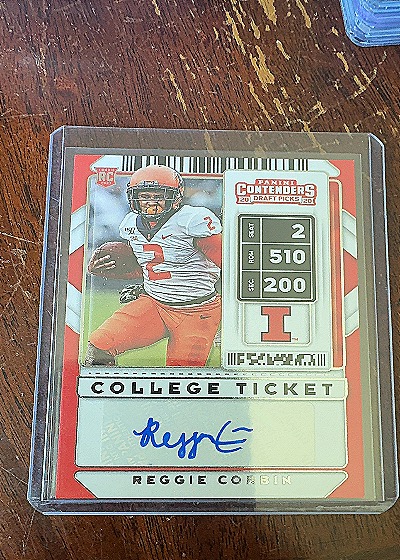2020 Panini Contenders Draft Picks #278 Reggie Corbin — front