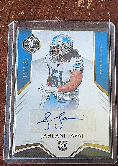 2019 Panini Limited #199 Jahlani Tavai — front