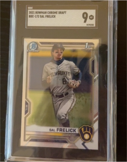 2021 Bowman Chrome Draft #BDC-172 Sal Frelick — front