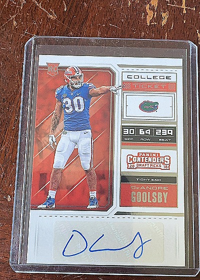 2018 Panini Contenders Draft Picks #166 DeAndre Goolsby — front