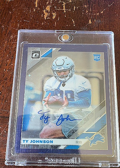 2019 Donruss Optic #145 Ty Johnson — front