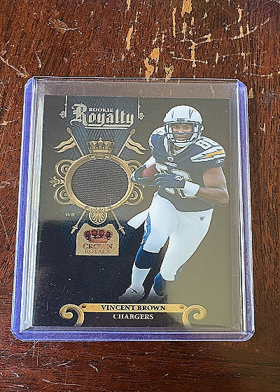 2011 Panini Crown Royale Rookie Royalty #4 Vincent Brown — front
