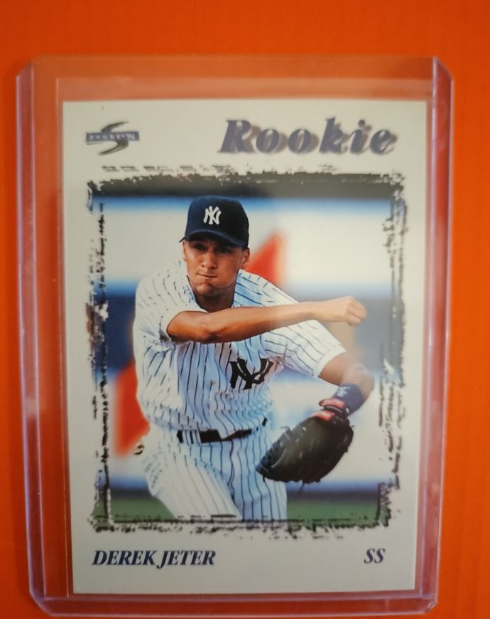 1996 Score #240 Derek Jeter Rookie — front