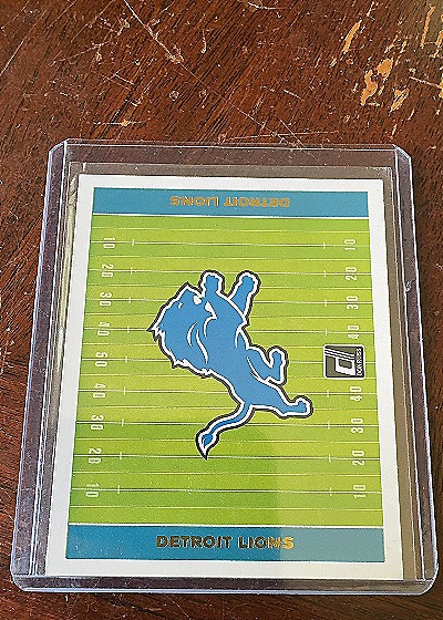 2005 Bazooka #NNO Detroit Lions Window Clings — front
