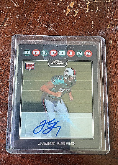2008 Topps Chrome #TC222 Jake Long Rookie RC — front