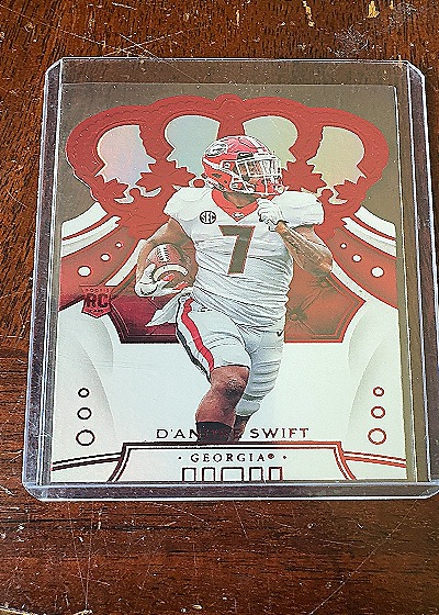 2020 Panini Chronicles Draft Picks - Crown Royale Draft Picks D'Andre Swift #29 — front