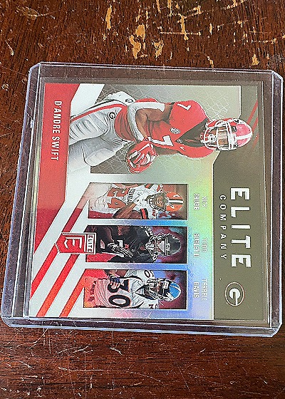 2020 Donruss Elite Company #10 D'Andre Swift — front