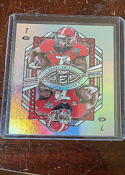 2020 Panini Donruss Elite #1 D'Andre Swift Rookie On Deck — front
