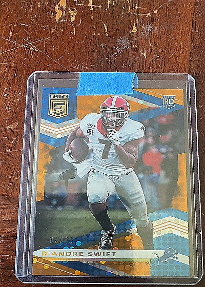 2020 Panini Donruss Elite #83 D'Andre Swift — front