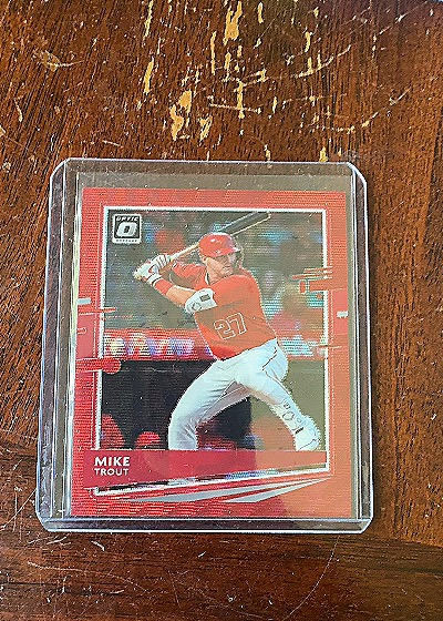 2020 Panini Donruss Optic #142 Mike Trout — front