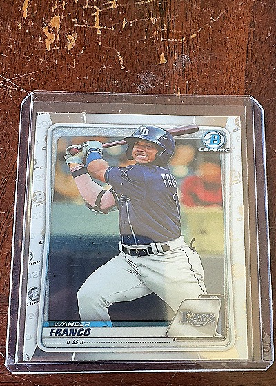 2020 Bowman Chrome Prospects #BCP-1 Wander Franco — front