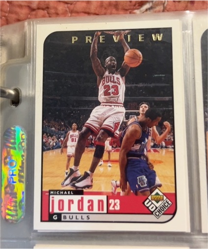 1998-99 Upper Deck UD Choice Preview #23 Michael Jordan — front