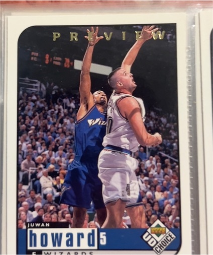 1992-93 Upper Deck #5 Juwan Howard — front