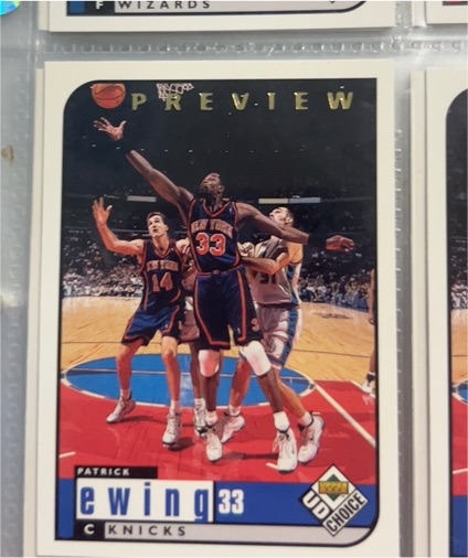 1998-99 Upper Deck UD Choice Preview #95 Patrick Ewing — front