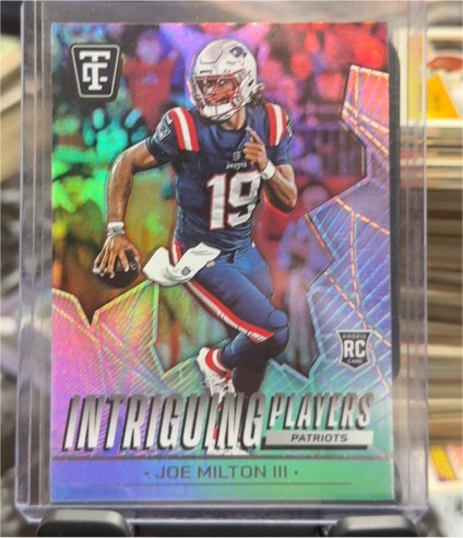 2024 Panini Totally Certified #19 Joe Milton III Intriguing Players Rookie — front