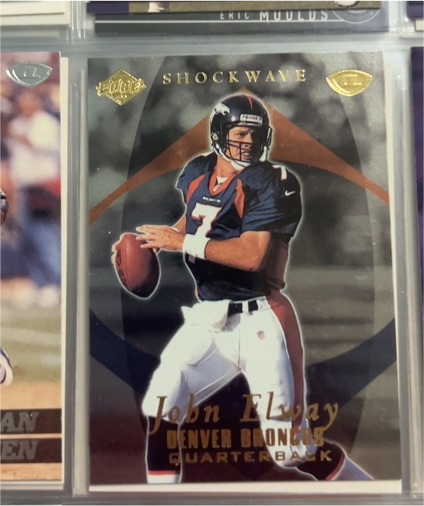 1999 Collector's Edge Advantage Shockwave #SW7 John Elway — front