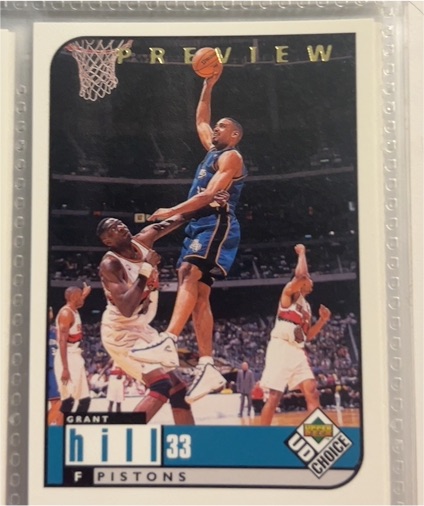 1998-99 Upper Deck UD Choice Preview #41 Grant Hill — front