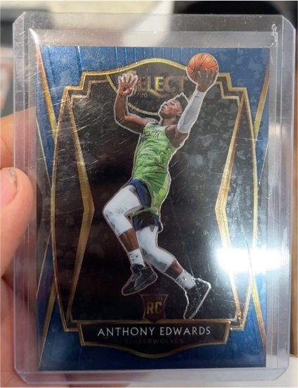 2020-21 Panini Select Premier Level #169 Anthony Edwards — front