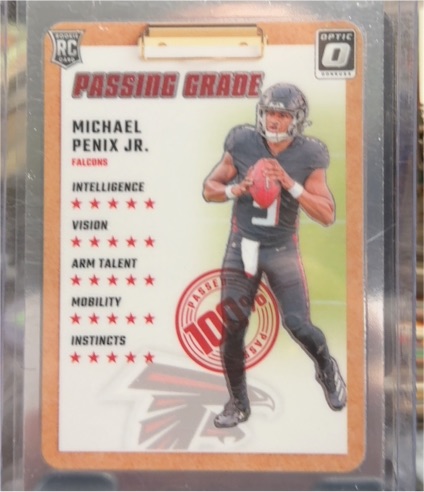 2024 Panini Donruss Optic #5 Michael Penix Jr. Passing Grade — front