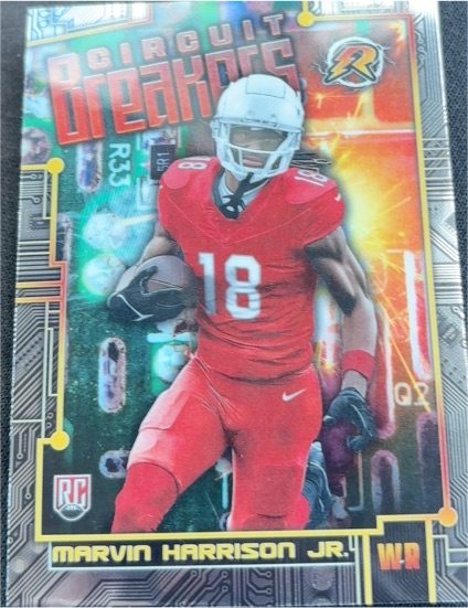 2024 Topps Resurgence #CB-1 Marvin Harrison Jr. Circuit Breakers — front
