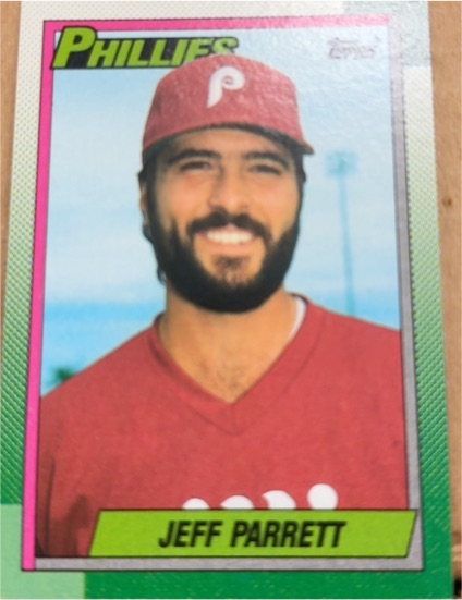 1990 Topps #439 Jeff Parrett — front