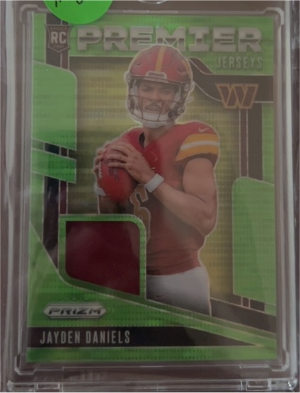 2024 Panini Prizm Premier Jerseys #PJ-JDS Jayden Daniels — front