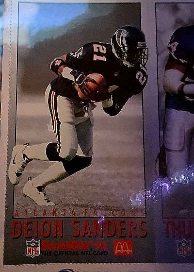 1991 Pro Set Deion Sanders — front