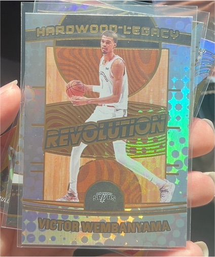 2024-25 Panini Revolution #10 Victor Wembanyama Hardwood Legacy — front
