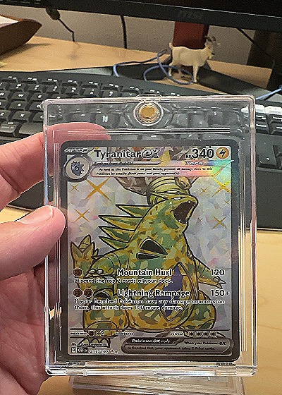 2023 Pokémon SV03: Obsidian Flames #211/197 Tyranitar ex — front
