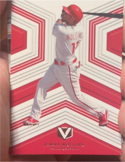 2023 Panini Chronicles #17 Jimmy Rollins Vertex — front
