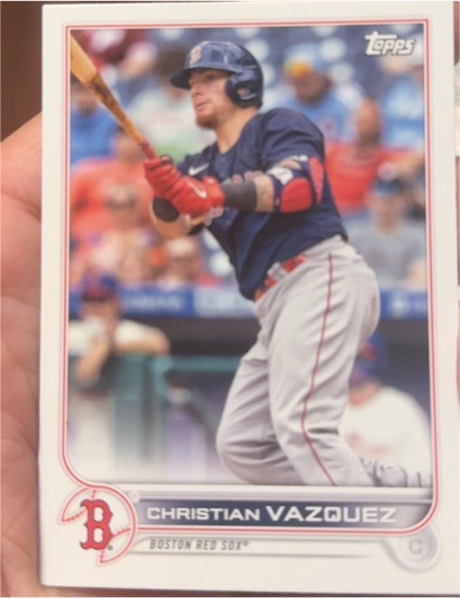 2022 Topps #63 Christian Vazquez — front