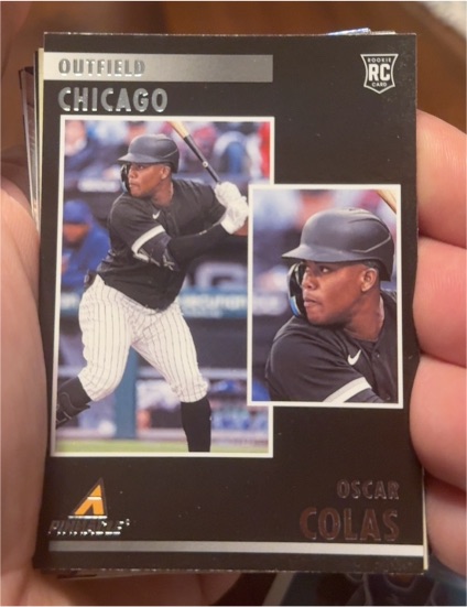 2023 Panini Chronicles Pinnacle #16 Oscar Colas — front