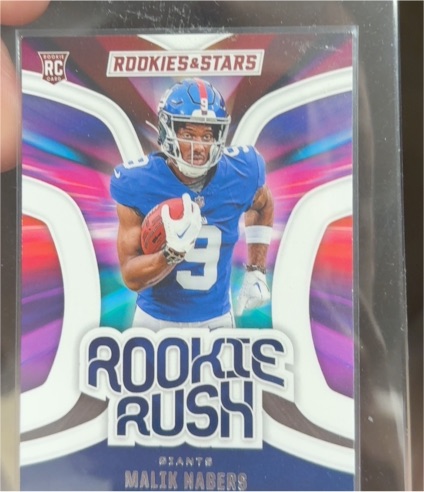2024 Panini Rookies & Stars #RR-MNS Malik Nabers Rookie Rush — front