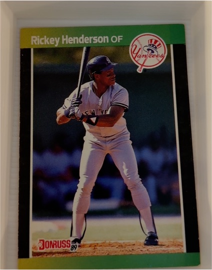 1989 Donruss #245 Rickey Henderson — front