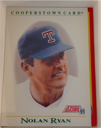 1991 Score Cooperstown #B7 Nolan Ryan — front