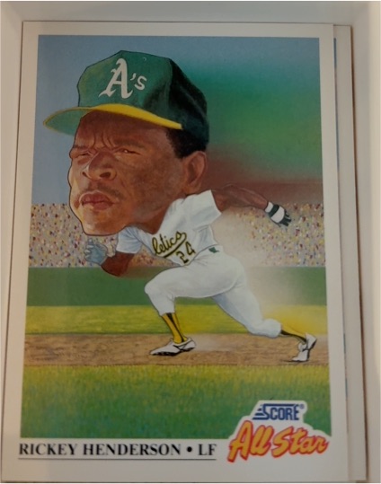1991 Score #397 Rickey Henderson — front