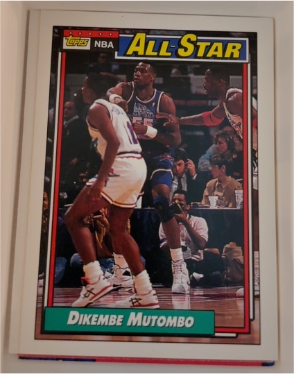 1992-93 Topps All-Star #110 Dikembe Mutombo — front