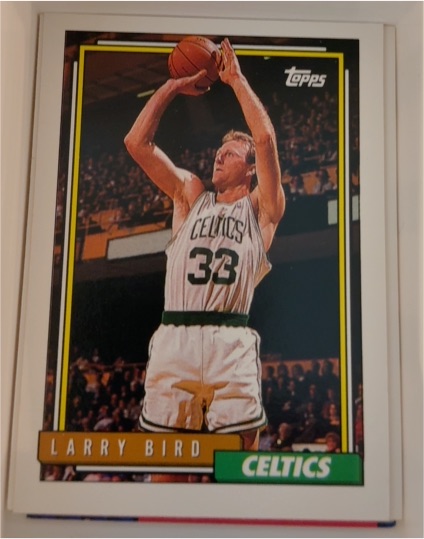 1992-93 Topps #1 Larry Bird — front