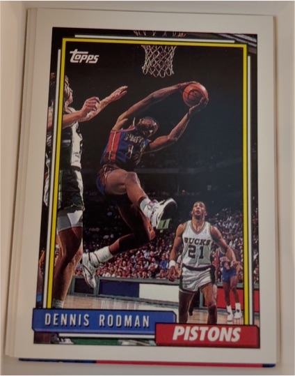 1992-93 Topps #137 Dennis Rodman — front