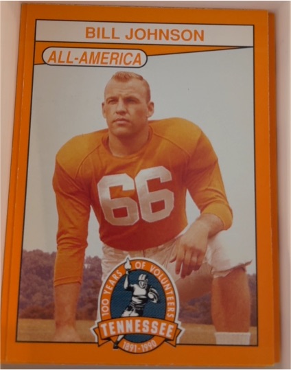1990 100 Years of Tennessee Volunteers #174 Bill Johnson — front