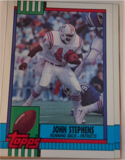 1990 Topps #427 John Stephens — front