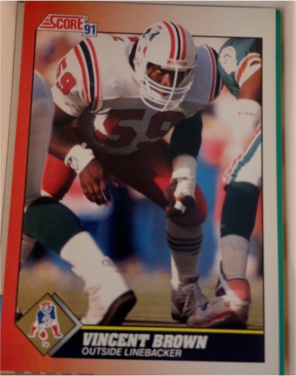 1991 Score #194 Vincent Brown — front