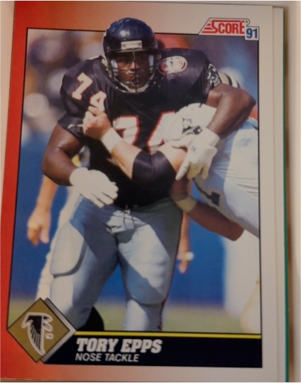 1991 Score #174 Tory Epps — front